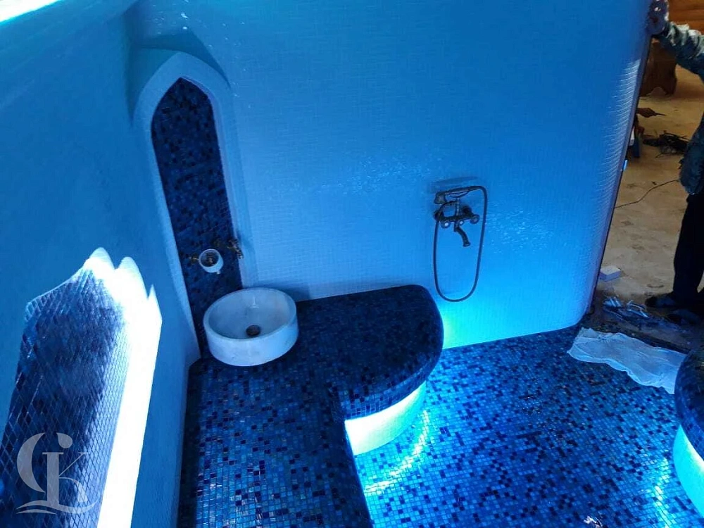 Строительство сауны с бассейном